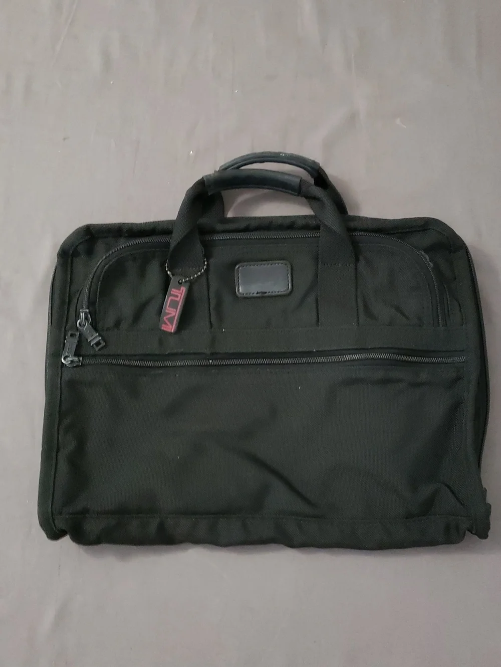 TUMI Black Ballistic Nylon Laptop Briefcase Messenger Bag Business Travel 2603D3